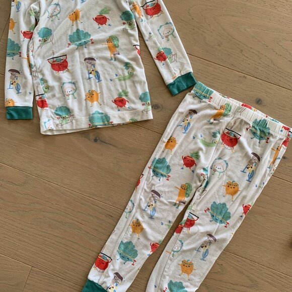 Toddler Boys Pajama and Robe Bundle Size 4/5 - Angel Dear Bamboo PJs - Picture 3 of 5